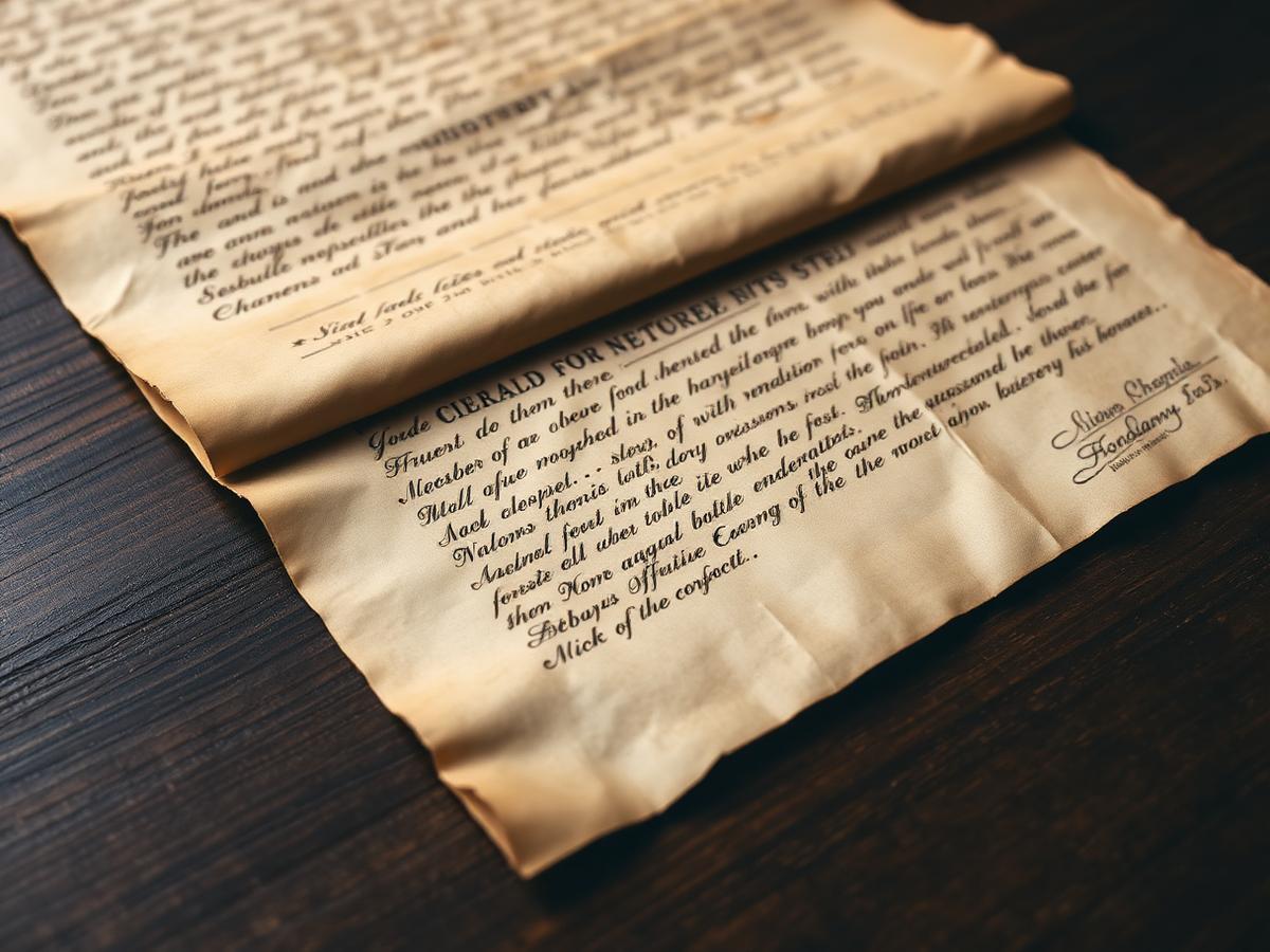 Aged parchment evoking the original handwritten General Order No. 3